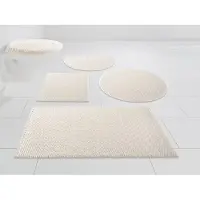 Otto Home Badematte "Dalia, Badvorleger, Badezimmer Teppich" Gr. 9, beige (natur), H:4mm, Baumwolle, Badematten, Badematte, Baumwolle, Badteppich, Badematten auch als 2-teiliges Set erhältlich