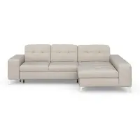 Sit&More Ecksofa SIT & MORE "Baviene L-Form", beige (creme), B:286cm H:92cm T:176cm, Sofas, Ecksofa, inklusive Sitztiefenverstellung und Federkern, wahlweise Bettfunktion
