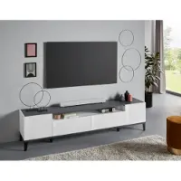 Home affaire Lowboard "SunriseTV-Board, TV-Schrank", weiß (weißhg, schiefer), B:200cm H:47cm T:40cm, Sideboards, Lowboard, Breite 200 cm