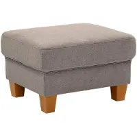 Home affaire Polsterhocker "Conville", braun (latte), B:63cm H:48cm T:74cm, 100% Polyester, Hocker, Polsterhocker, Passend zur Servie "Conville", mit Federkern