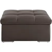 Domo Sitzhocker "Lagoa moderne Steppung im Sitz, elegant und zeitlos, B/T 87/87cm", grau (stone), B:87cm H:40cm T:87cm, Hocker, Sitzhocker, in großer Farbauswahl