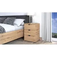 Inosign Nachtkommode "Duero", braun (artisan eiche), B:45cm H:63cm T:40cm, Holzwerkstoff, Sideboards, Nachtkommode, mit 3 Schubkästen, Breite 45 cm