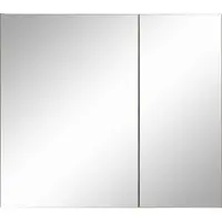Home affaire Spiegelschrank "Wisla", grau (anthrazit, eichefarben sonoma), B:80cm H:70cm T:15cm, Holzwerkstoff, Schränke, Spiegelschrank, Breite 80 cm