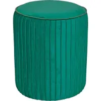 Home affaire Hocker , grün, B:38cm H:46cm T:38cm, Samtbezug 100% Polyester, Hocker, Hocker
