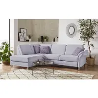 Sit&More Ecksofa SIT & MORE "Clio L-Form", silber, B:254cm H:89cm T:190cm, Sofas, Ecksofa, wahlweise mit Schlaffunktion und Bettkasten, inklusive Federkern