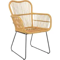 Home affaire Sessel , beige, B:60cm H:90cm T:62cm, Sessel, Sessel, Handgeflochten