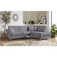 Sit&More Ecksofa SIT & MORE "Clio L-Form", grau, B:254cm H:89cm T:190cm, Sofas, Ecksofa, wahlweise mit Schlaffunktion und Bettkasten, inklusive Federkern