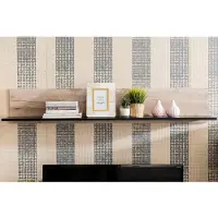 Otto Home Wandboard "Umbria", grau (grau eiche), B:138cm H:24cm T:19,5cm, Holzwerkstoff, Regale, Wandboard, Breite ca. 138 cm