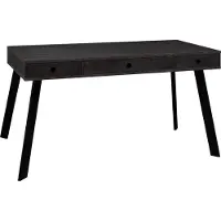 Mäusbacher Schreibtisch MÄUSBACHER "Big System Office", schwarz (schwarz matt, flamed wood schwarz, schwarz, flamed wood schwarz), B:140cm H:65cm T:70cm, Tische, Schreibtisch, Breite 140 cm