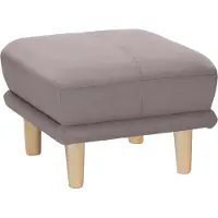 Trendmanufaktur Fußhocker "Cecilia", grau (taupe), B:66cm H:44cm T:66cm, Hocker, Fußhocker