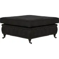 Home affaire Polsterhocker "Aarburg", grau (anthrazit), B:100cm H:50cm T:70cm, 100% Polyester, Hocker, Polsterhocker, passend zur Serie "Aarburg"