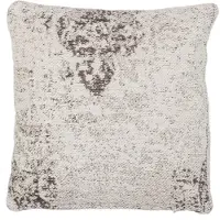 Kayoom Dekokissen "Nostalgia Pillow", grau (anthrazit), B:45cm L:45cm, Baumwolle, Polyester, Dekokissen_Sitzkissen_Kissenhüllen, Dekokissen