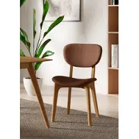Home affaire "COZY Made in Italy" (Set) 2 Stk.Gestell in Buche, Kirsch- oder Nussbaum, Massivholz, Design Stuhl