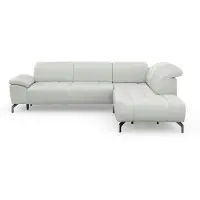 Sit&More Ecksofa SIT & MORE "Cool L-Form", grau (hellgrau), B:272cm H:79cm T:220cm, Sofas, Ecksofa, wahlweise mit Kopfteilverstellung und Vorziehsitz motorisch