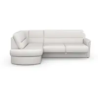 Sit&More Ecksofa SIT & MORE "Panini L-Form", silber, B:243cm H:87cm T:155cm, Sofas, Ecksofa, wahlweise mit Vorziehsitz und Bettkasten