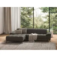 Sit&More Ecksofa SIT & MORE "Cool L-Form", braun (schlamm), B:290cm H:79cm T:185cm, Sofas, Ecksofa, wahlweise mit Kopfteilverstellung und Vorziehsitz, motorisch
