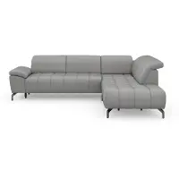 Sit&More Ecksofa SIT & MORE "Cool L-Form", grau, B:272cm H:79cm T:220cm, Sofas, Ecksofa, wahlweise mit Kopfteilverstellung und Vorziehsitz motorisch