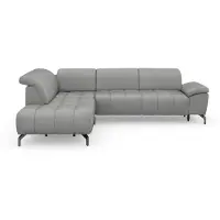 Sit&More Ecksofa SIT & MORE "Cool L-Form", grau, B:272cm H:79cm T:220cm, Sofas, Ecksofa, wahlweise mit Kopfteilverstellung und Vorziehsitz motorisch