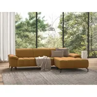 Sit&More Ecksofa SIT & MORE "Cool L-Form", gelb (senf), B:290cm H:79cm T:185cm, Sofas, Ecksofa, wahlweise mit Kopfteilverstellung und Vorziehsitz, motorisch