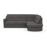 Sit&More Ecksofa SIT & MORE "Panini L-Form", grau, B:243cm H:87cm T:175cm, Sofas, Ecksofa, wahlweise mit Schlaffunktion und Bettkasten