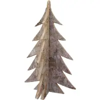 Creativ Deco Dekobaum "Weihnachtsdeko", beige (natur), H:50cm Ø:30cm, Holzwerkstoff, Dekofiguren, Dekobaum