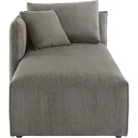 Otto Home Ottomane "Nöre", grau, B:90cm H:86cm T:172cm, 92% Polyester, 8% Polyamid, Sofas, Ottomane, Modul - zum Zusammenstellen; in vielen Bezugsqualitäten und Farben