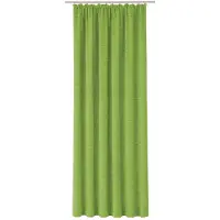 Wirth Vorhang "Trondheim B" Gr. 1, grün (apfelgrün), B:131cm H:145cm, Chenille, Polyacryl, Gardinen, Vorhang, nach Maß