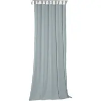 Wirth Vorhang "Torbole" Gr. 1, blau, B:65cm H:125cm, Jacquard, Baumwolle, Polyester, Gardinen, Vorhang