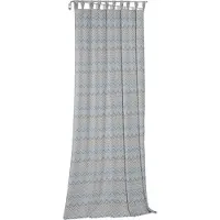 Wirth Vorhang "Benewitz" Gr. 1, blau, B:65cm H:125cm, Jacquard, Baumwolle, Polyester, Gardinen, Vorhang