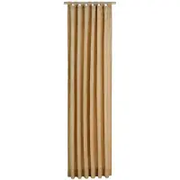 Wirth Vorhang "Trondheim 328 g/m2" Gr. 1, gelb (ocker), B:132cm H:145cm, Chenille, Polyacryl, Gardinen, Vorhang