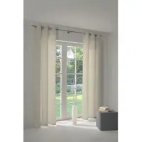 Adam Audio Vorhang ADAM "Little Parrot" Gr. 1, beige (natur), B:145cm H:145cm, Jacquard, Baumwolle (Bio-Baumwolle), Gardinen, Vorhang, aus 100% Bio-Baumwolle