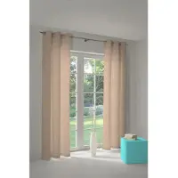 Adam Audio Vorhang ADAM "Little Parrot" Gr. 1, braun (hellbraun), B:145cm H:145cm, Jacquard, Baumwolle (Bio-Baumwolle), Gardinen, Vorhang, aus 100% Bio-Baumwolle