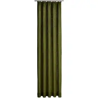 Wirth Vorhang "Tromsö" Gr. 3, grün (moosgrün), B:132cm H:200cm, Chenille, Polyacryl, Gardinen, Vorhang