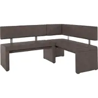 Home affaire Eckbank "Charissa", braun (dunkelbraun (arizona 4412)), B:170cm H:90cm T:140cm, Holzwerkstoff, Massivholz, Sitzbänke, Eckbank, in 3 Größen, verschiedene Qualitäten