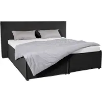 LeGer By Lena Gercke Polsterbett "Isaline", grau (anthrazit), B:213cm L:213cm, 100% Polyester, , Betten, Polsterbett, wahlweise ohne Matratze oder mit 3 Matratzenarten, Kopfteilhöhe 107 cm