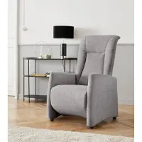 Sit&More TV-Sessel SIT & MORE "Melissa", grau, B:71cm H:113cm T:85cm, 100% Polyester, Sessel, TV-Sessel, wahlweise elektrisch oder manuell verstellbar, optional Aufstehhilfe