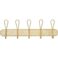 HOFMANN LIVING AND MORE Hakenleiste, gold (goldfarben), B:80cm H:26cm T:7cm, Melamin, , Hakenleisten, Hakenleiste