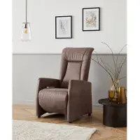 Sit&More TV-Sessel SIT & MORE "Melissa", braun (schokobraun), B:71cm, 100% Polyester, Sessel, TV-Sessel, wahlweise elektrisch oder manuell verstellbar, optional Aufstehhilfe