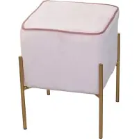 Inosign Sitzhocker "Liano", rosa, H:47cm T:36cm, Hocker, Sitzhocker
