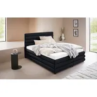 LeGer By Lena Gercke Polsterbett "Maylis", grau (anthrazit), B:172cm L:211cm, 100% Polyester, , Betten, Polsterbett, wahlweise mit und ohne Matratze und Lattenrost, auch in 200cm Breite
