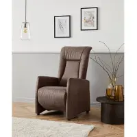 Sit&More TV-Sessel SIT & MORE "Melissa", braun (dunkelbraun), B:71cm H:113cm T:85cm, 100% Polyester, Sessel, TV-Sessel, wahlweise elektrisch oder manuell verstellbar, optional Aufstehhilfe