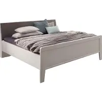 Wiemann Polsterbett "Bern", weiß, B:149cm H:96cm L:217cm, Betten, Polsterbett, 4-fach Liegehöhenverstellung