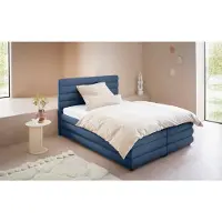 LeGer By Lena Gercke Polsterbett "Maylis", blau, B:152cm L:211cm, 100% Polyester, , Betten, Polsterbett, wahlweise mit und ohne Matratze und Lattenrost, auch in 200cm Breite
