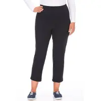 Kjbrand 7/8-Hose "Susie Sensitiv 7/8", Damen, Gr. 42, N-Gr, schwarz, Web, Obermaterial: 75% Elasthan, 25% Polyamid, bequem 7/8-Länge, Hosen 7/8-Hose, mit hohem Elasthan-Anteil