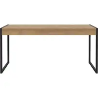 Forte Esstisch "High Rock", braun (riviera eiche, schwarz, rivera eiche), B:166cm H:76,9cm T:90,2cm, Tische, Esstisch, Breite 166 cm, Topseller