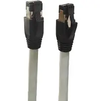 Microconnect MC-SFTP8010, 10 m, Cat8.1, S/FTP (S-STP), RJ-45, RJ-45, Grau