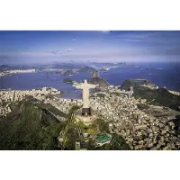 Papermoon Fototapete "Rio de Janeiro", bunt, B:2m L:1,49m, Vlies, Tapeten, Fototapete