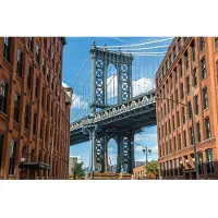 Papermoon Fototapete "Brooklyn Dumbo Area", bunt, B:3m L:2,23m, Vlies, Tapeten, Fototapete