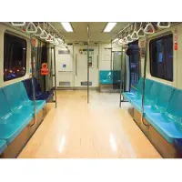 Papermoon Fototapete "Empty Subway", bunt, B:2,5m L:1,86m, Vlies, Tapeten, Fototapete