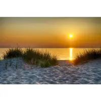 Papermoon Fototapete "Dunes Lake Michigan", bunt, B:3,5m L:2,6m, Vlies, Tapeten, Fototapete